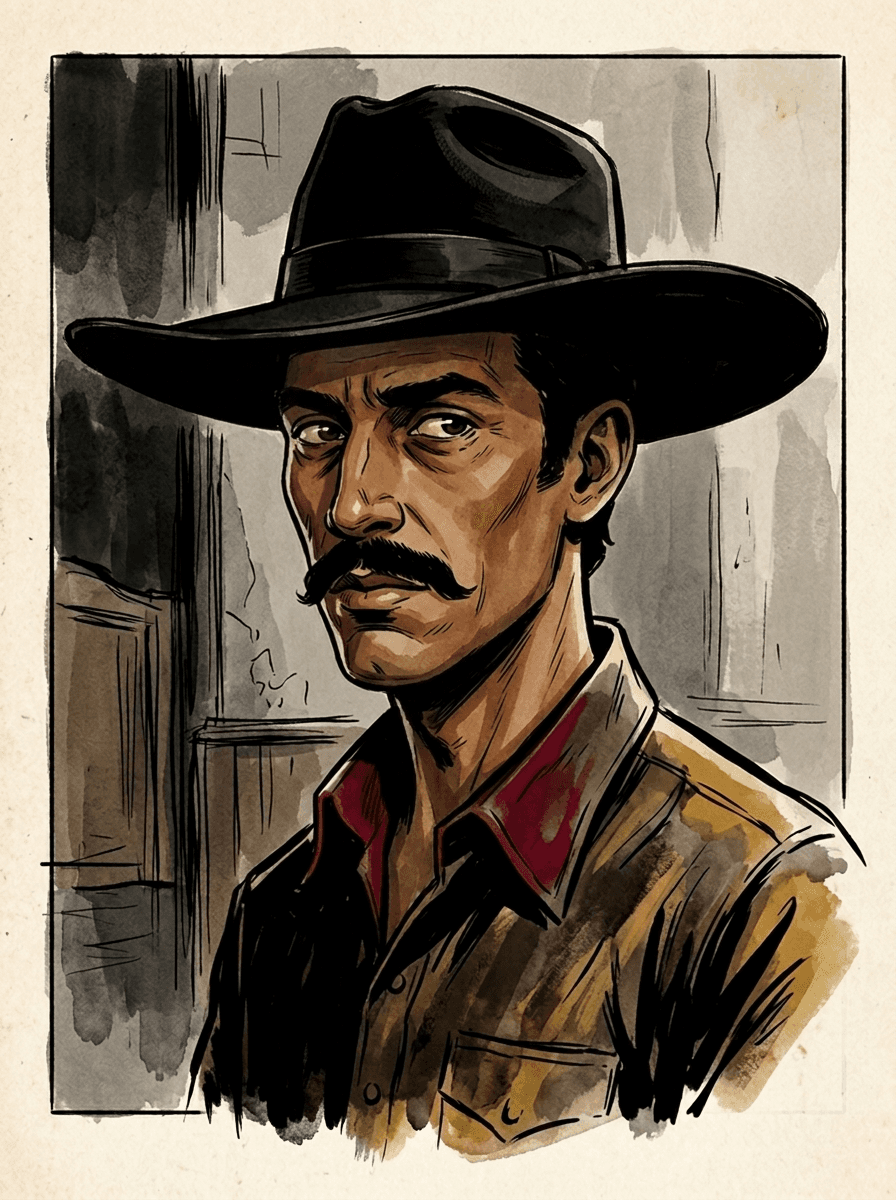 Retrato del criminal El Camaleón