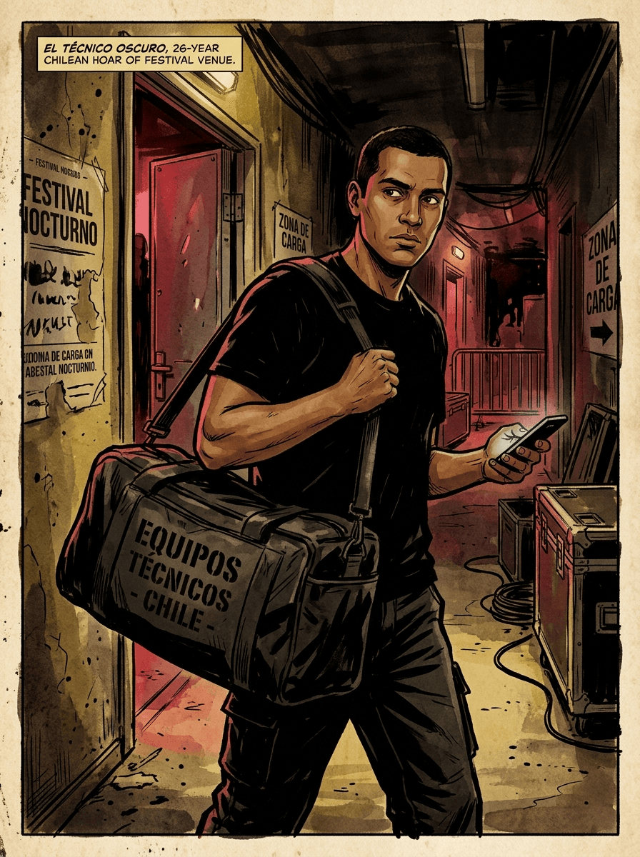 Retrato del criminal El Técnico Oscuro